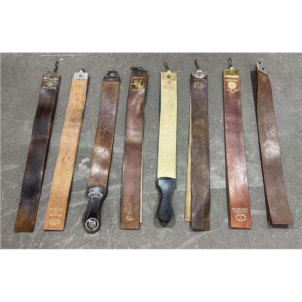 Group of Antique Leather Razor Strops