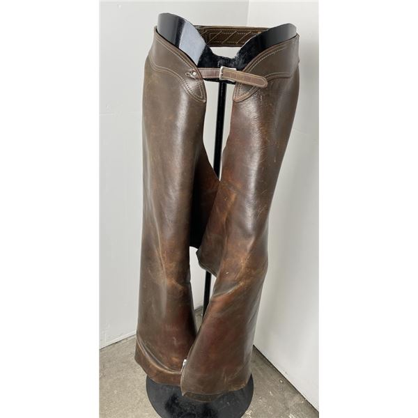 Vintage Montana Cowboy Leather Chaps
