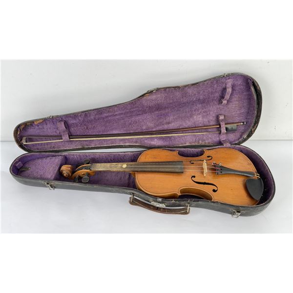 Antique Violin in Case with Bow