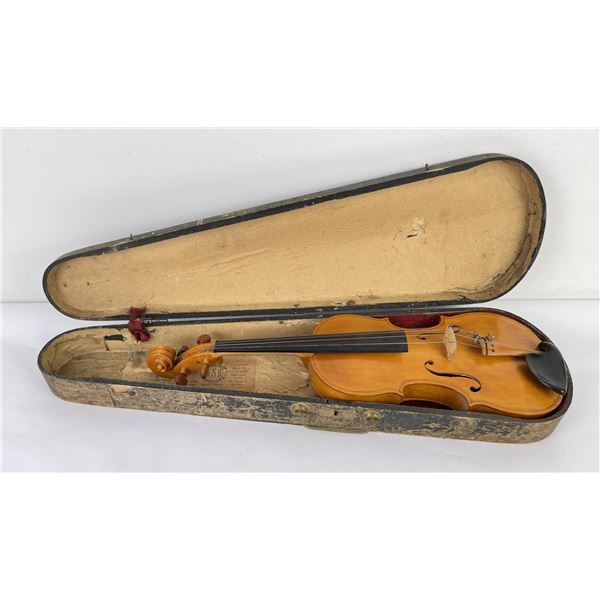 Custom Made Violin in Antique Case