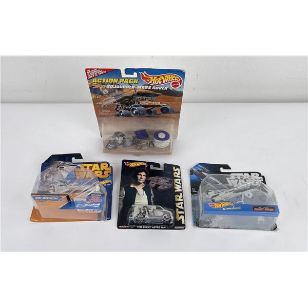 Group of Star Wars Hot Wheels