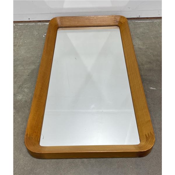 Mid Century Danish Pedersen Hansen Teak Mirror