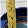 Image 10 : Art Deco Blue Mirrored Clock Telechron