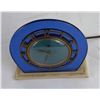 Image 1 : Art Deco Blue Mirrored Clock Telechron