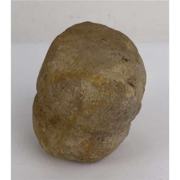 Montana Stone Indian Hammer Club Head Artifact