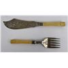 Image 3 : Antique Victorian Cased Fish Serving Set