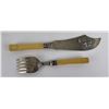 Image 7 : Antique Victorian Cased Fish Serving Set
