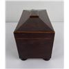 Image 2 : Antique Mahogany Casket Tea Caddy Box