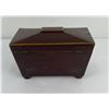 Image 3 : Antique Mahogany Casket Tea Caddy Box