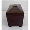 Image 4 : Antique Mahogany Casket Tea Caddy Box