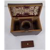 Image 6 : Antique Mahogany Casket Tea Caddy Box