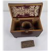 Image 7 : Antique Mahogany Casket Tea Caddy Box