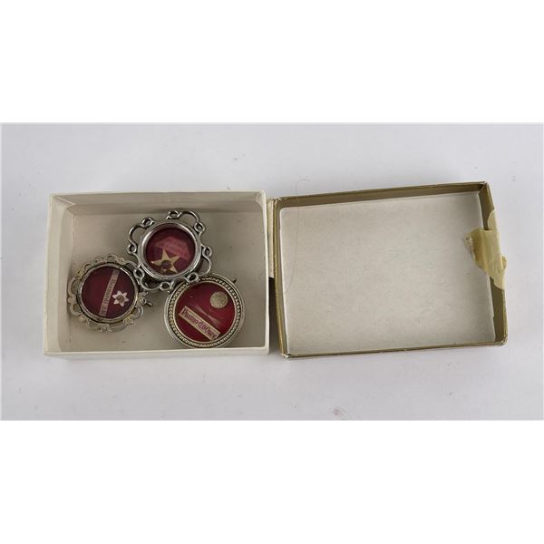 Group of 3 Religious Reliquary