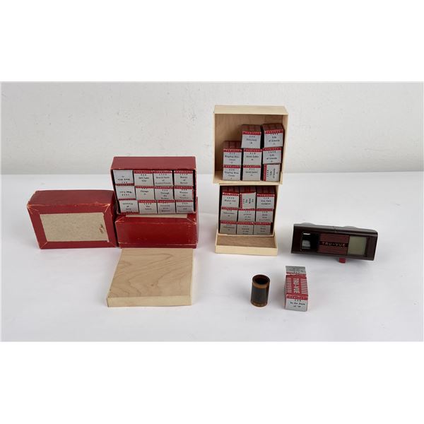 True-Vue Stereoview Film Strips and Viewer