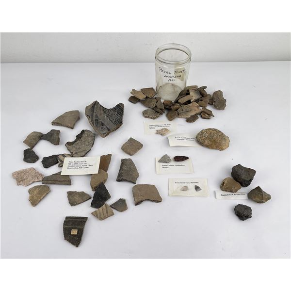 Group of Ancient Indian Artifacts