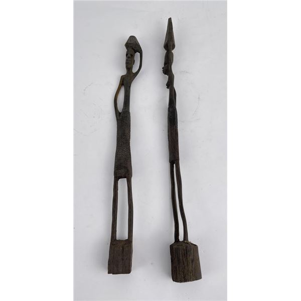 Pair of African Wood Carvings