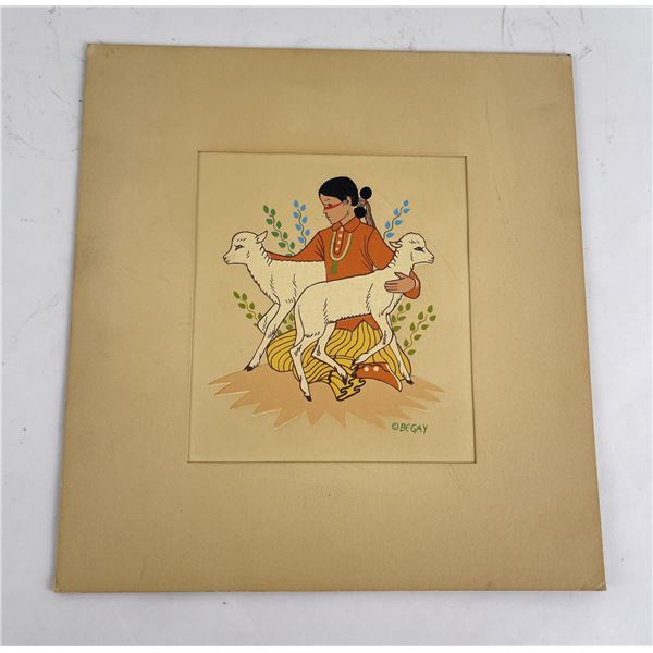 Harrison Begay Serigraph Silkscreen Print