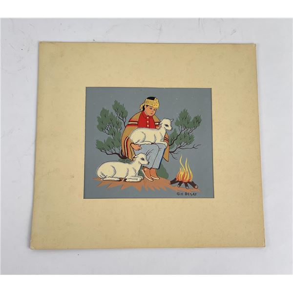 Harrison Begay Serigraph Silkscreen Print