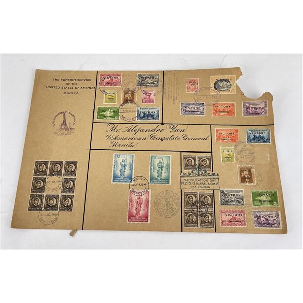 Manila Foreign Service First Day Cover Stamps