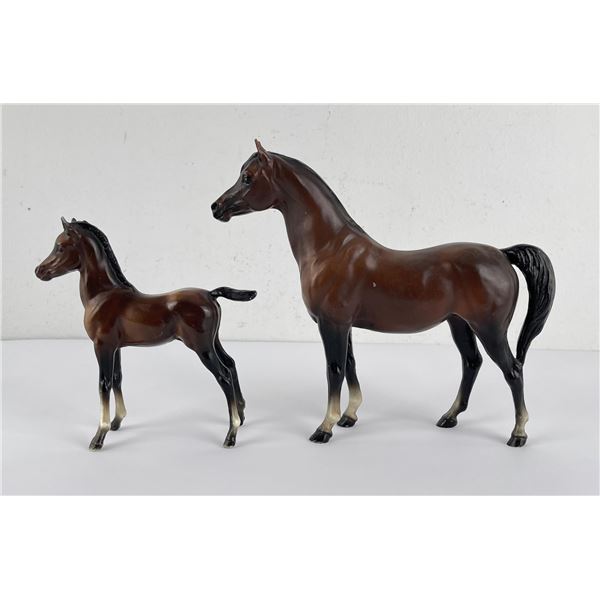 Vintage Breyer Arabian Mare Horse and Foal
