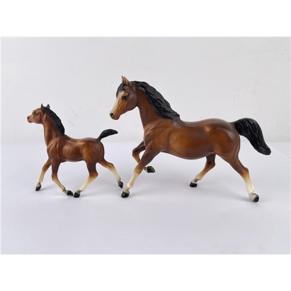 Vintage Running Breyer Mare Horse and Foal