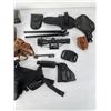 Image 4 : Group of Holsters and Gun Parts