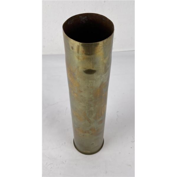 WW1 US Artillery 75mm Brass Shell Casing