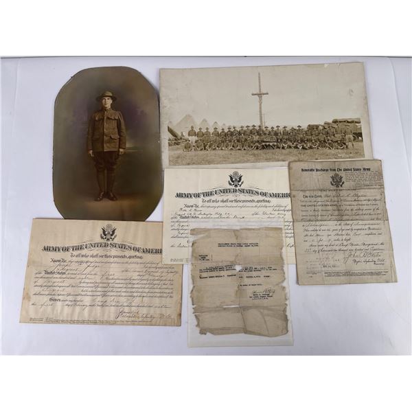 Group of WW1 Documents and Photos