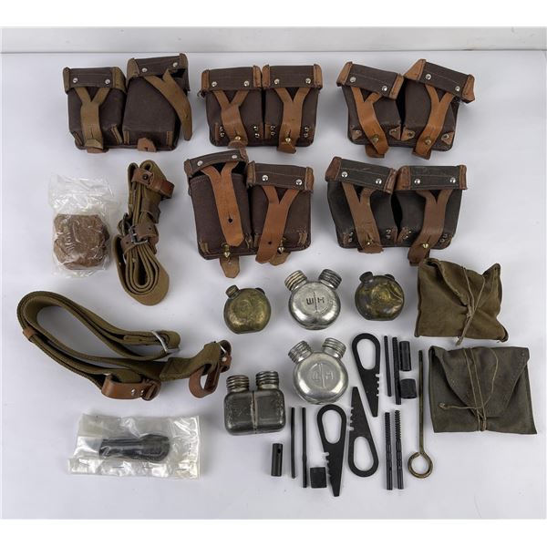 Group of Mosin Nagant SKS Russian Rifle Items