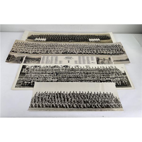 Group of US Army Navy Unit Photos