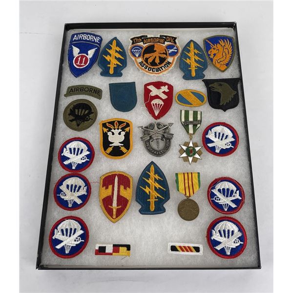 Collection of WW2 Vietnam War Patches