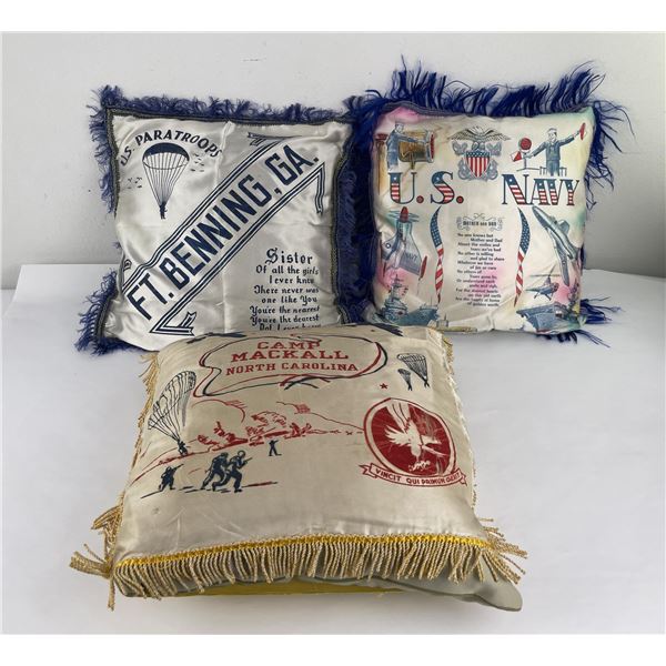 Group of WW2 US Military Pillows