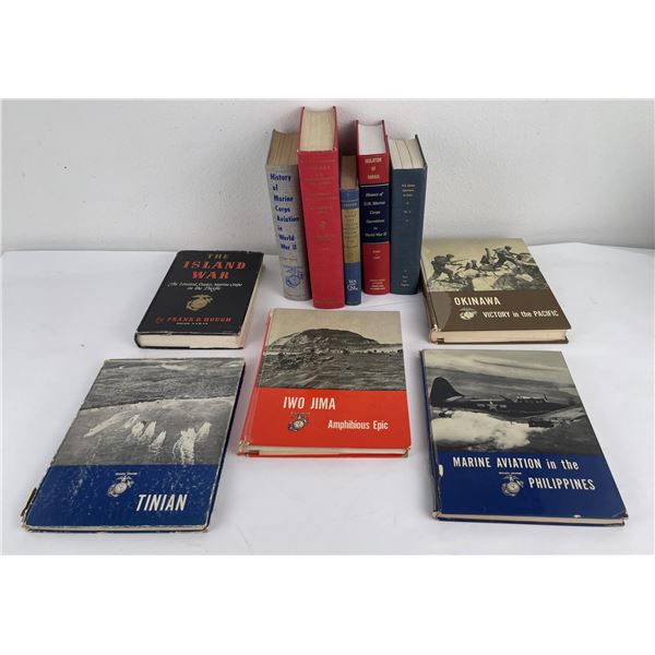 Collection of USMC Marine Corps Books