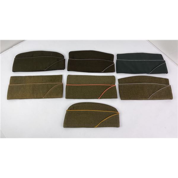 Group of WW2 Overseas Garrison Hats