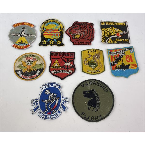 Superb Collection of Vietnam War Patches