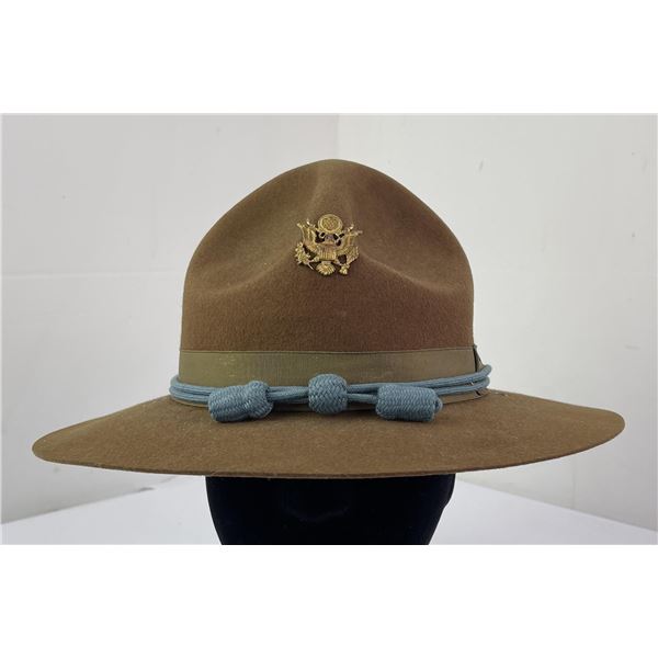 1944 WW2 US Army Infantry Garrison Campaign Hat