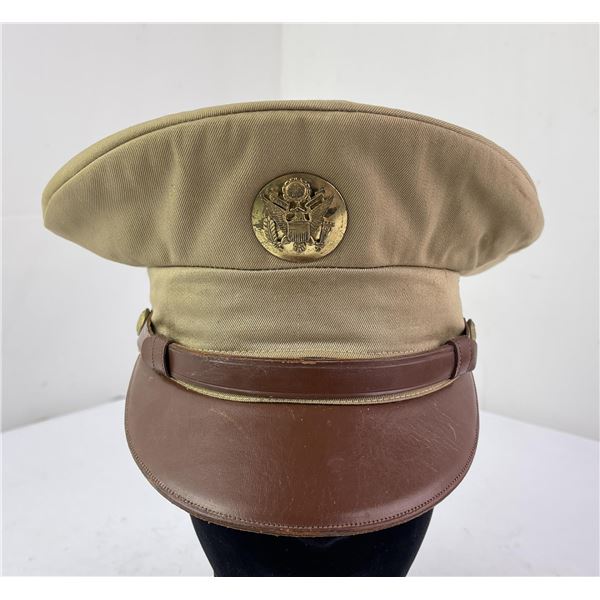 WW2 US Army Officers Crusher Cap Hat