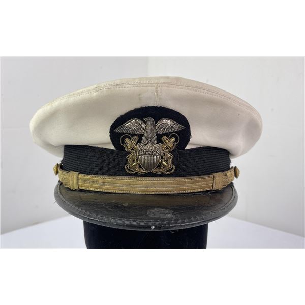 WW2 US Navy Officers Cap Hat