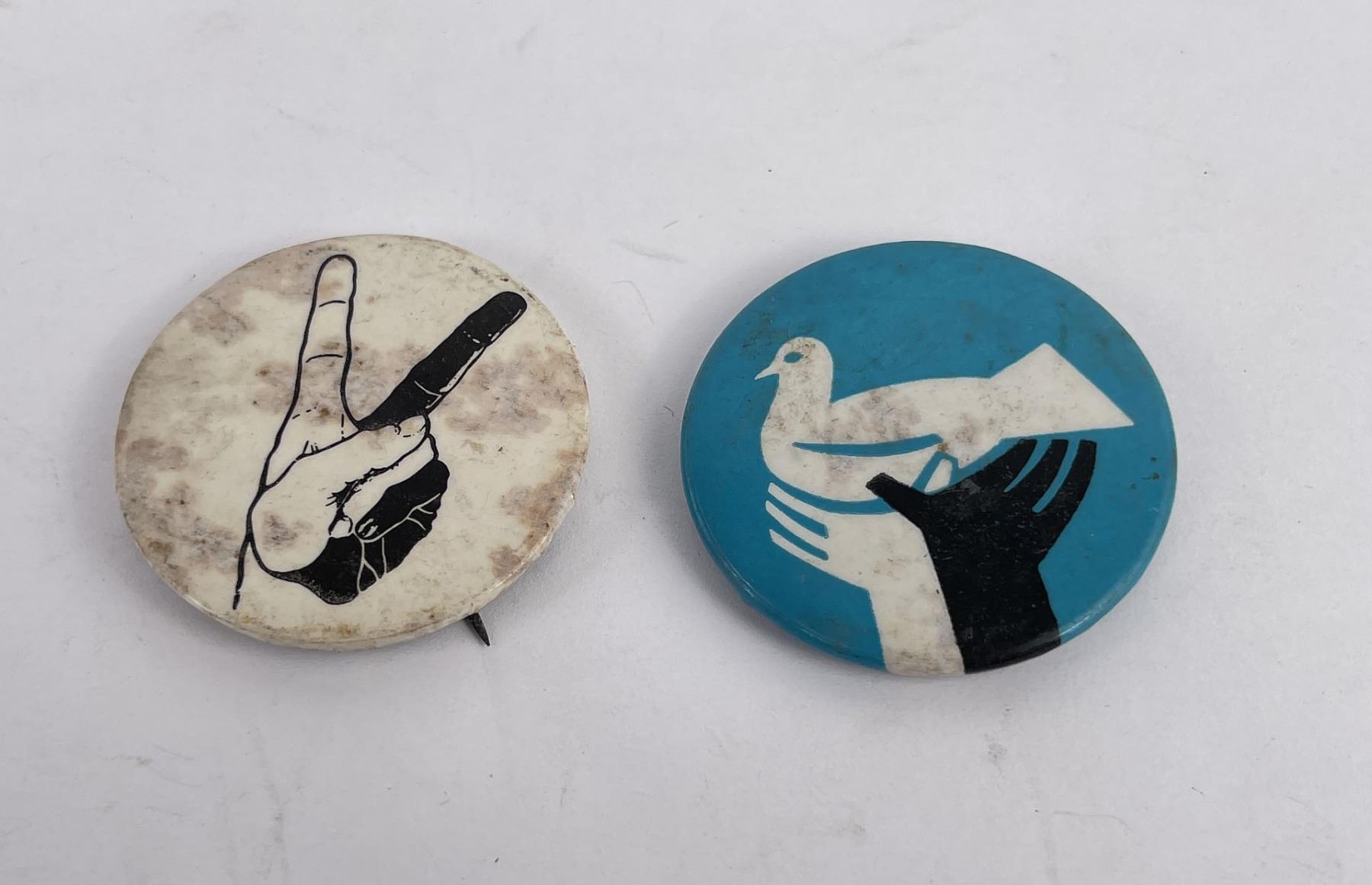 Civil Rights Buttons Vietnam War African American Civil Rights Buttons