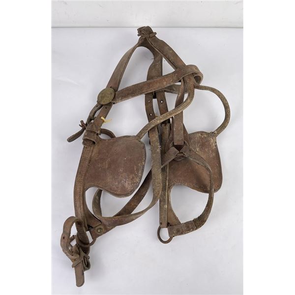 WW1 US Cavalry Leather Blinders