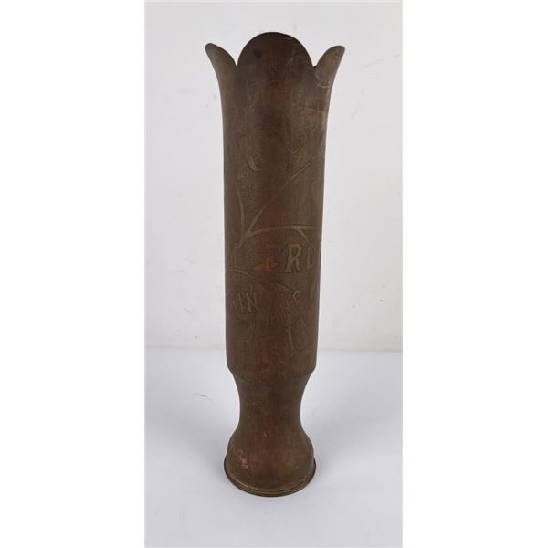 WW1 Trench Art Shell Sweetheart