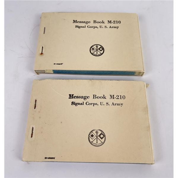 Lot of WW2 Message Books w/ Pigeon Paper M-210
