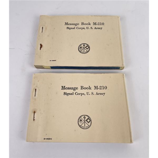 Lot of WW2 Message Books w/ Pigeon Paper M-210