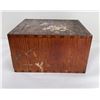 Image 4 : US Army 4 Drawer Wood File Cabinet