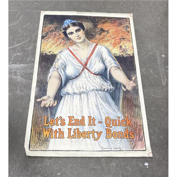 Lets End it Quick with Liberty Bonds Poster