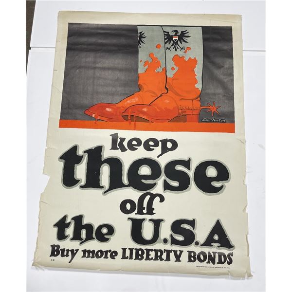 Keep These off the USA Liberty Bonds Poster