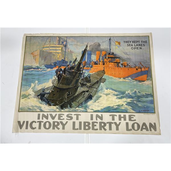 Invest in the Victory Liberty Loan Poster WW1