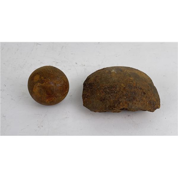 Civil War Cannon Ball Fragment Grapeshot