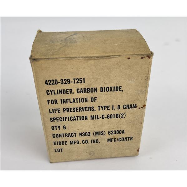 Vietnam War Inflation Bottles for Life Preserver