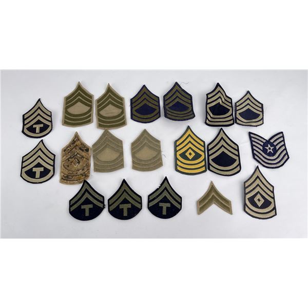 Lot of Assorted WW2 Chevrons